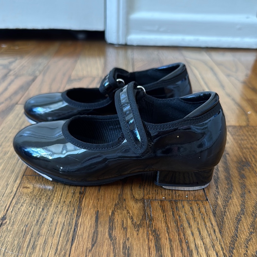 Stelle Black Kids Tap Shoes